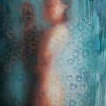 o mnie-akt za szybą VII, 100x73 cm, olej na płótnie, 2013