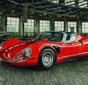Alfa Romeo 130x85 cm
