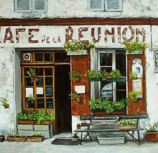 Cafe, 150x110 cm