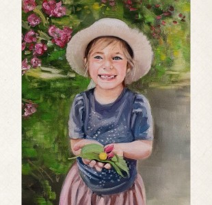 portret dziewczynki
